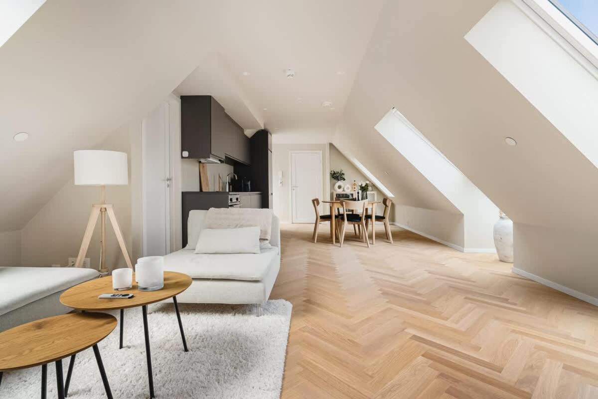 Dinbnb Apartments I Mid-City Luxury With Mini Balcony And Smart Tv & Sound System Берген Экстерьер фото